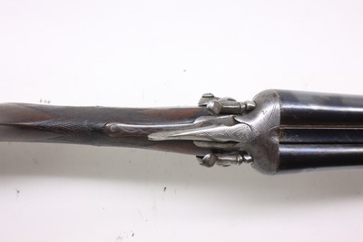 English Hammer side by side 12ga 30