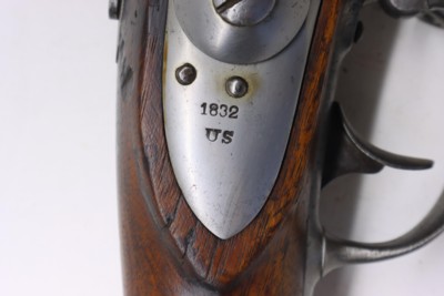 W L Evans Evens Civil War Muzzle Load 1832 Flint Lock 69 cal 42