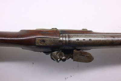 J Holland flintlock Muzzle load Civil war black powder rifle - Image 11 of 23