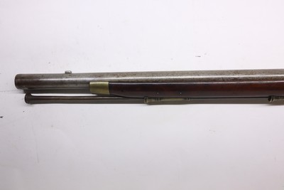 J Holland flintlock Muzzle load Civil war black powder rifle - Image 21 of 23