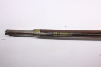J Holland flintlock Muzzle load Civil war black powder rifle - Image 14 of 23