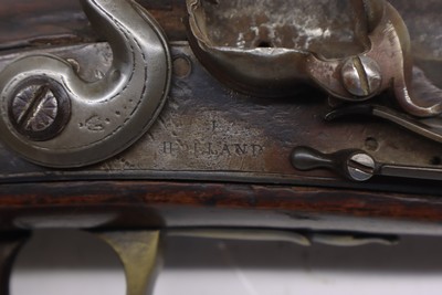 J Holland flintlock Muzzle load Civil war black powder rifle - Image 7 of 23