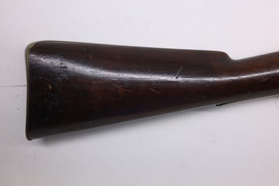 J Holland flintlock Muzzle load Civil war black powder rifle - Image 3 of 23