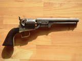 RARE 2ND MODEL SQUARE BACK CIVIL WAR COLT NAVY REVOLVER BARN FIND - 3 of 12