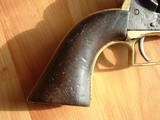 RARE 2ND MODEL SQUARE BACK CIVIL WAR COLT NAVY REVOLVER BARN FIND - 4 of 12