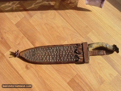 CIRCA 1870'S AMERICAN RIFLEMAN'S BOWIE KNIFE