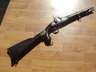 FINE MODEL 1855 US SPRINGFIELD PISTOL-CARBINE