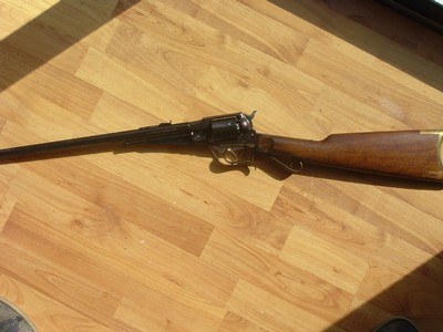 REVOLVING PERCUSSION PISTOL CARBINE .44-40 CALIBER