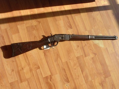 EARLY 2ND MODEL 1873 WINCHESTER CARBINE .44-40 CALIBER