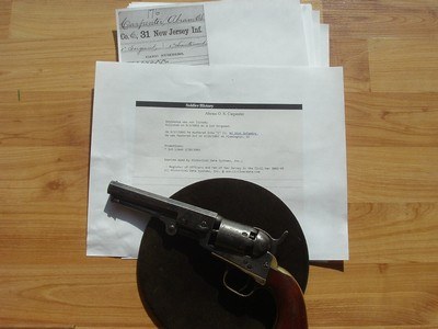 IDENTIFIED OFFICER'S COLT POCKET REVOLVER - Image 1 of 13