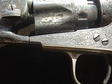 FACTORY ENGRAVED PAIR COLT MODEL 1862 POLICE WITH IVORIES - Image 10 of 15