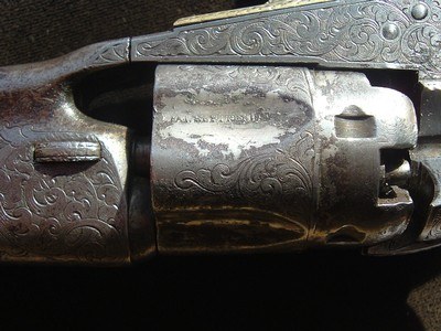 FACTORY ENGRAVED PAIR COLT MODEL 1862 POLICE WITH IVORIES - Image 6 of 15