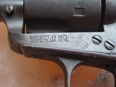 COLT SAA .44-40 W/COLT LETTER SENT TO WINCHESTER 1897 - Image 4 of 14