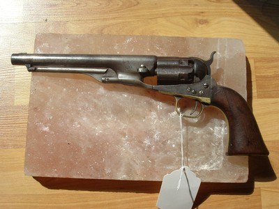 SCARCE FLUTED-CYLINDER M1860 COLT ARMY REVOLVER - Image 1 of 11