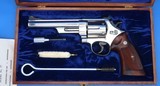 Smith & Wesson Model 57 41 Mag Nickel S Series w/Case ca. 1965 Rare - 1 of 15
