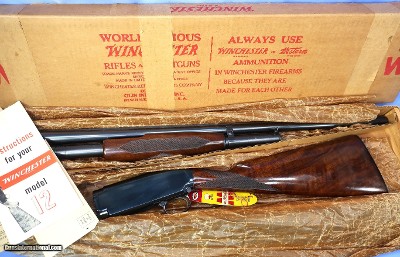Winchester Model 12 Super Field Grade 16ga Near New in Box ca. 1958 Select Wood