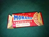 Monack 22 caliber match ammo -made in WWII -1944 labeled on box flaps - 1 of 3