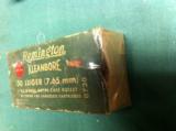 7.65 Remington - full box in excellent condition with ends missing otherwise excellent
- 1 of 4