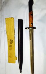 K-98 bayonet with frog and scabbord -mint -dated 1943-cloth frog for desert - 8 of 10