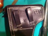 P-38 brown holster -dated 1940-excellent reproduction- 4 of 9