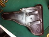 P-38 brown holster -dated 1940-excellent reproduction- 6 of 9