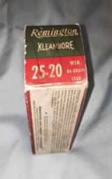 25-20 Remington-Kleanbore -full box of 50 rds - 5 of 5