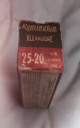 25-20 Remington-Kleanbore -full box of 50 rds - 2 of 5