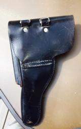 P-38 holster made in Germany black leather - 4 of 5