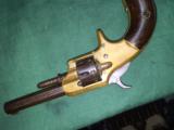 Whitney Firearms Co -solid brass frame 7 shot 22 short,octogon barrel - 7 of 9