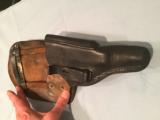 Black leather German P-38 holster well made - 4 of 5