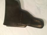 Black leather German P-38 holster well made - 2 of 5