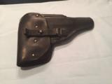 Black leather German P-38 holster well made - 3 of 5
