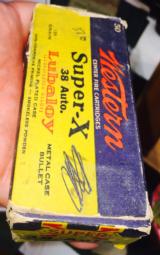 Western Ammunication Co. - 38 Super -3 boxes perfect condition - 2 of 9