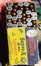 Western Ammunication Co. - 38 Super -3 boxes perfect condition - 3 of 9