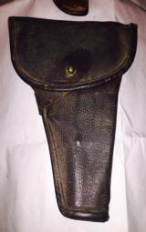 Rare pigskin Luger holster -private purchase -WWII - 1 of 2