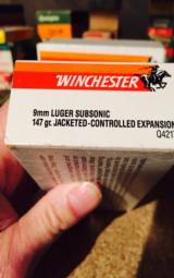 Winchester Subsonic 40 rd box -9mm in perfect condition - 3 of 4