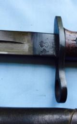 Mint unissured 1917 Remington Bayonet full length un cut - 3 of 12