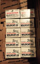 Winchester factory 22 Hi-Velocity Wildcat- full brick of 10 boxes- 1 of 2