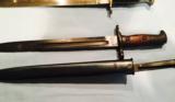 Krag un issued bayonets -two - 1900 blued and 1901 in the white - 7 of 13