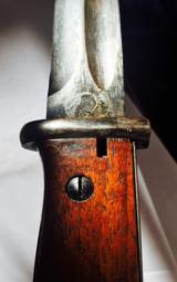 K-98 matching bayonet and scabbard w/frog w/original finish-mint blade - 7 of 16