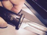 K-98 matching bayonet and scabbard w/frog w/original finish-mint blade - 10 of 16