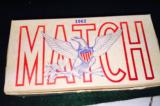 Match 45 ACP presentation box dated 1962 w/Eagle-50 rd perfect condition - 1 of 3