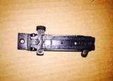 Krag Carbine rear sight marked with a 