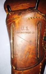 Original G.I. 45 Auto tan leather Holster -WWII - 1 of 4