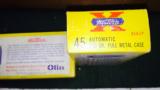 Yellow boxed 45 ACP -50 rds each-three boxes from 1950's-mint - 1 of 2