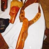Shoulder holster tan leather-Bianchi X-2000-9mm auto new condtion - 2 of 2