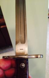 Krag -un issued bayonets & scabbards 1900 and 1901 mint blued and in white- 8 of 17