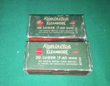 two boxes of Remington commerical 7.63 Luger in near mint factory boxes - 1 of 2