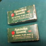 two boxes of Remington commerical 7.63 Luger in near mint factory boxes - 2 of 2