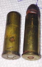 45 long colt cartirages one is a blank the other is all lead -